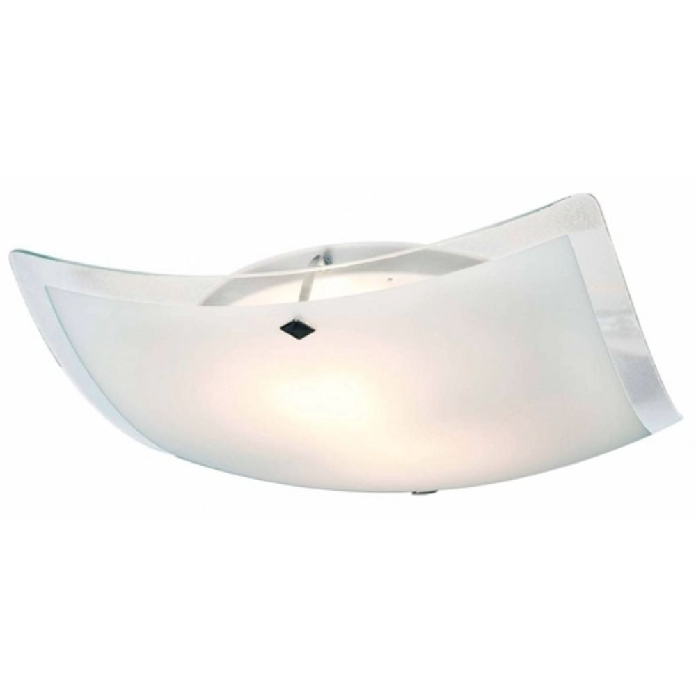 Plafon Toronto Bivolt Branco 26x26 60W - LLUM