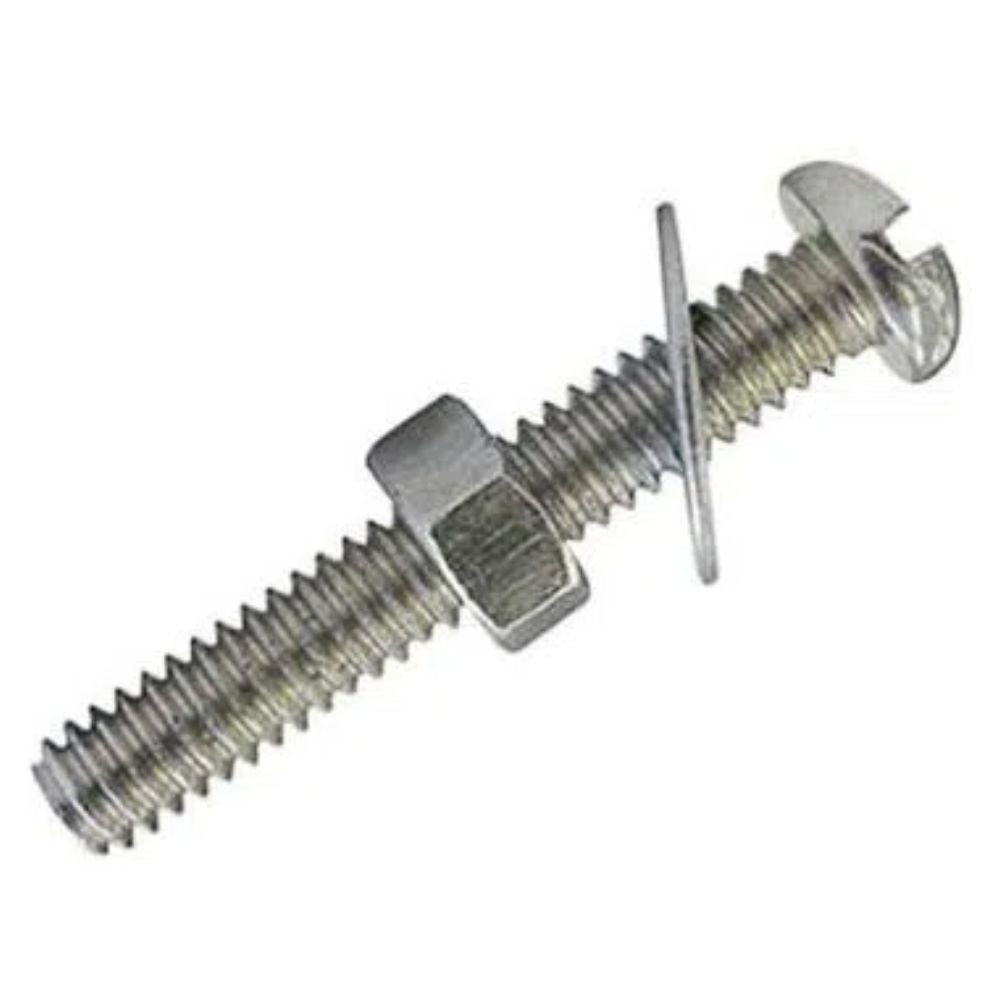 Parafuso Para Máquina com Porca 5/32"x1/2" com 10 unidades Bemfixa