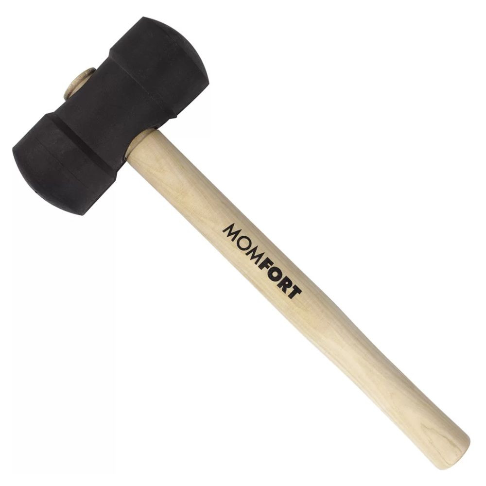 Martelo de Borracha 40mm Preto Momfort