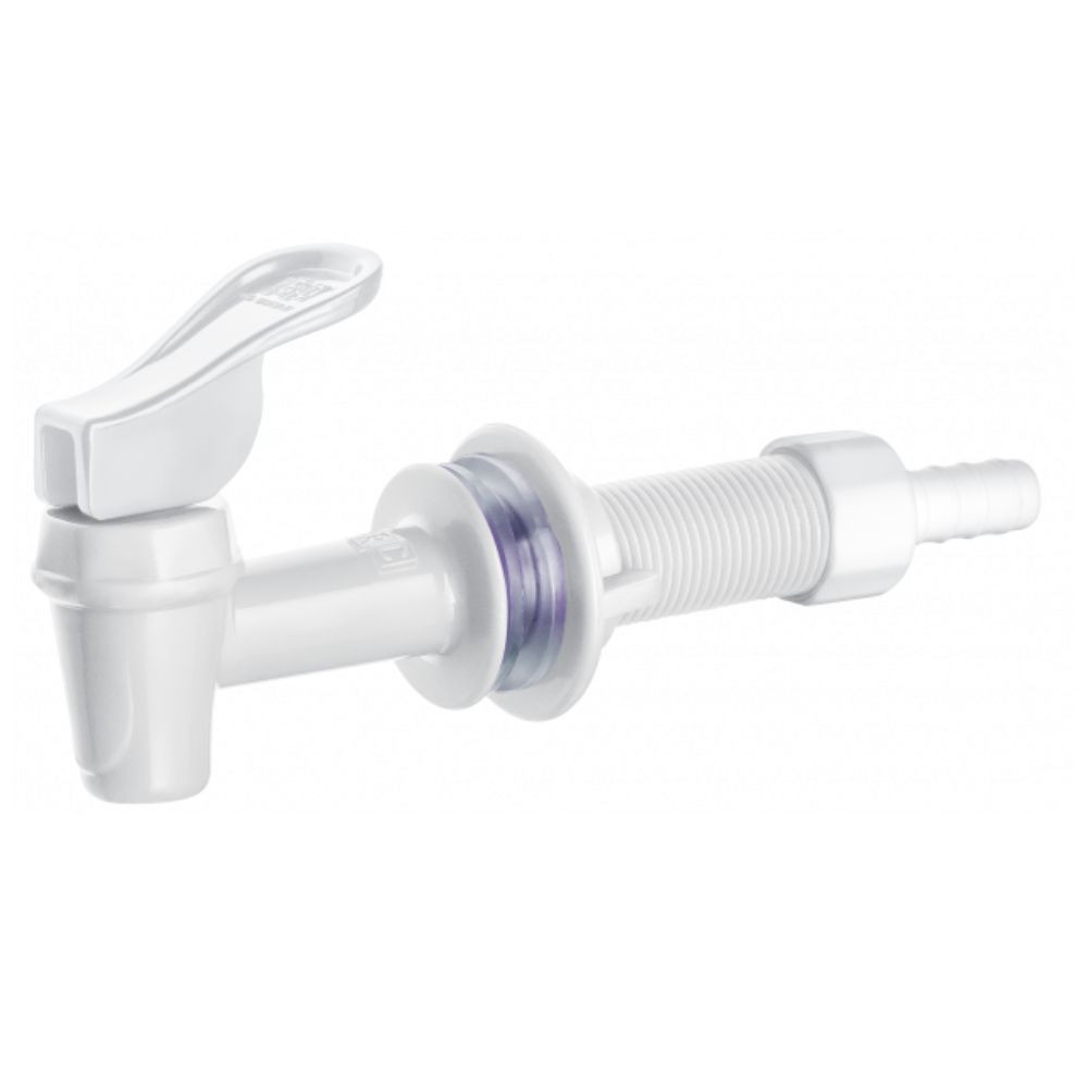Torneira para Filtro Branca Automática Superior com Adaptador Herc