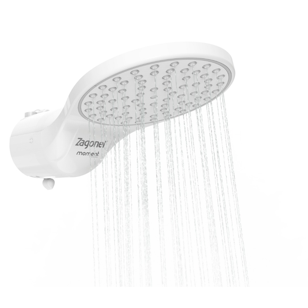 Ducha Zagonel Moment 4 Temperatura 4400W Branco