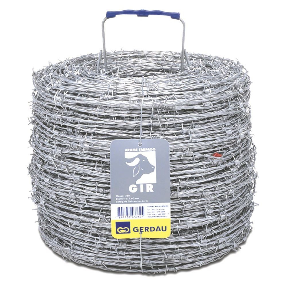 Arame Farpado Gir 1.6 Rolo  500m Gerdau