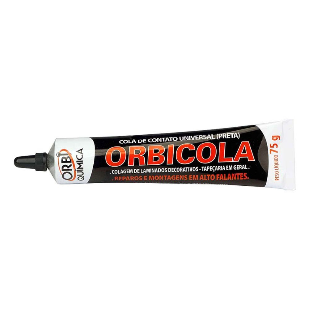 Cola contato universal preto 75g Orbi