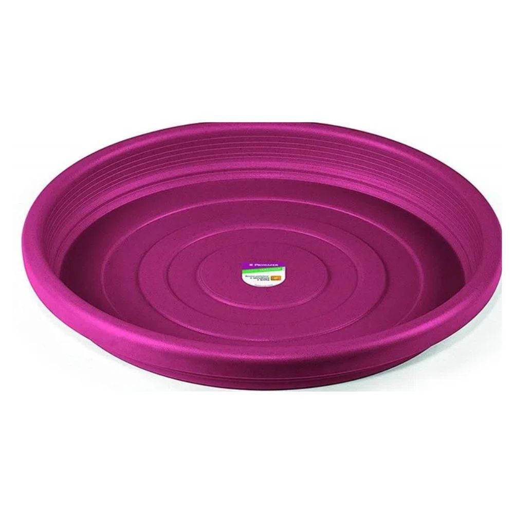 Prato para Vaso Plástico 17cm Rosa PR6542-3 Primafer