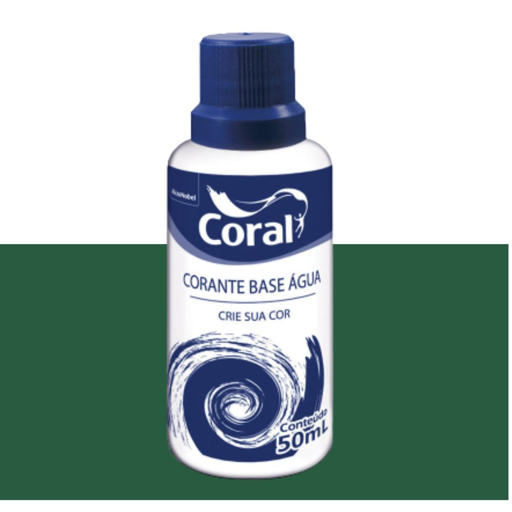 Corante B Água Verde 0.05L - Coral