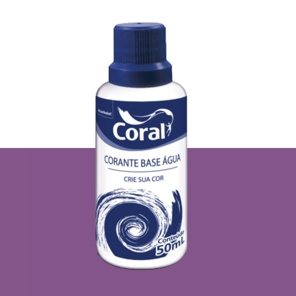 Corante B Água Violeta 0.05L - Coral