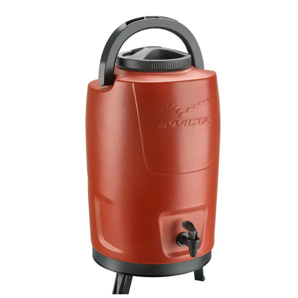 Botijão Térmico 12L Vermelho Invicta