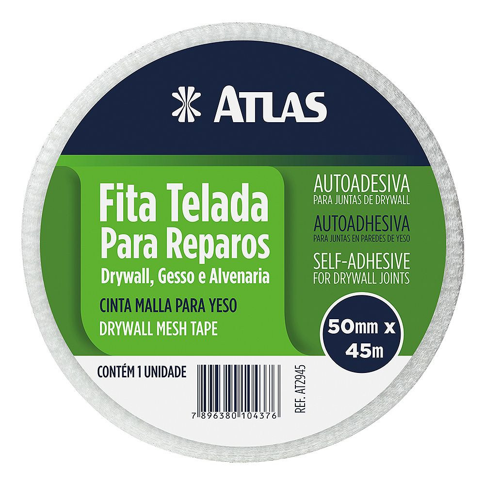 Fita 50mmX45m telada reparos AT2945 Atlas