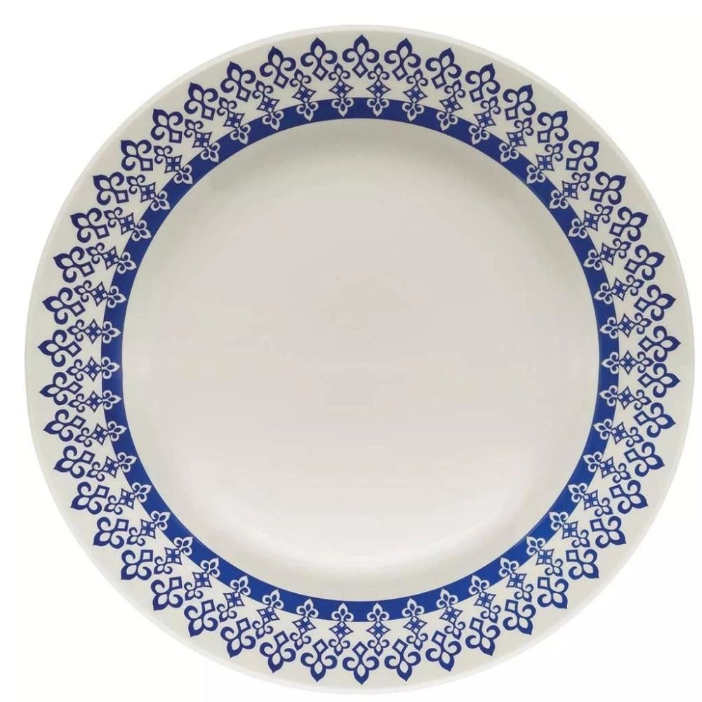 Prato de Porcelana de Sobremesa Donna Grecia 19 cm Oxford