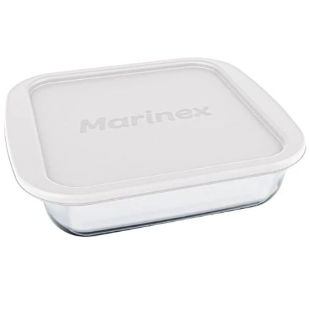 Assadeira C/Tampa Quadrada 1,1 L Marinex