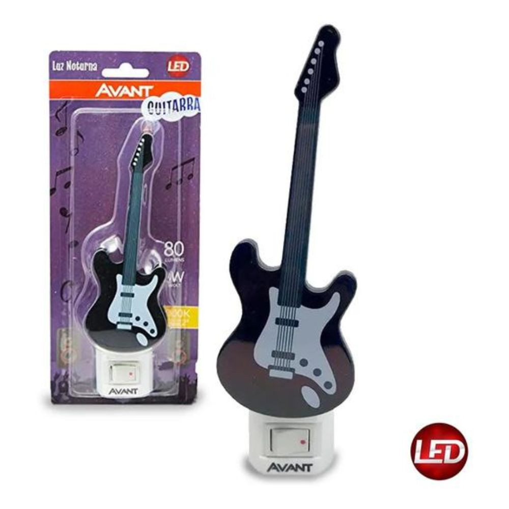 Luminária noturna led guitarra 1W BIV Avant