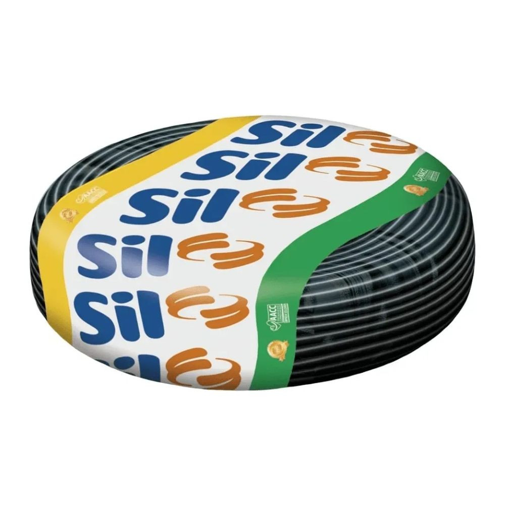 Cabo Flexível PP 3X1.00MM 500V 100MT Preto Sil