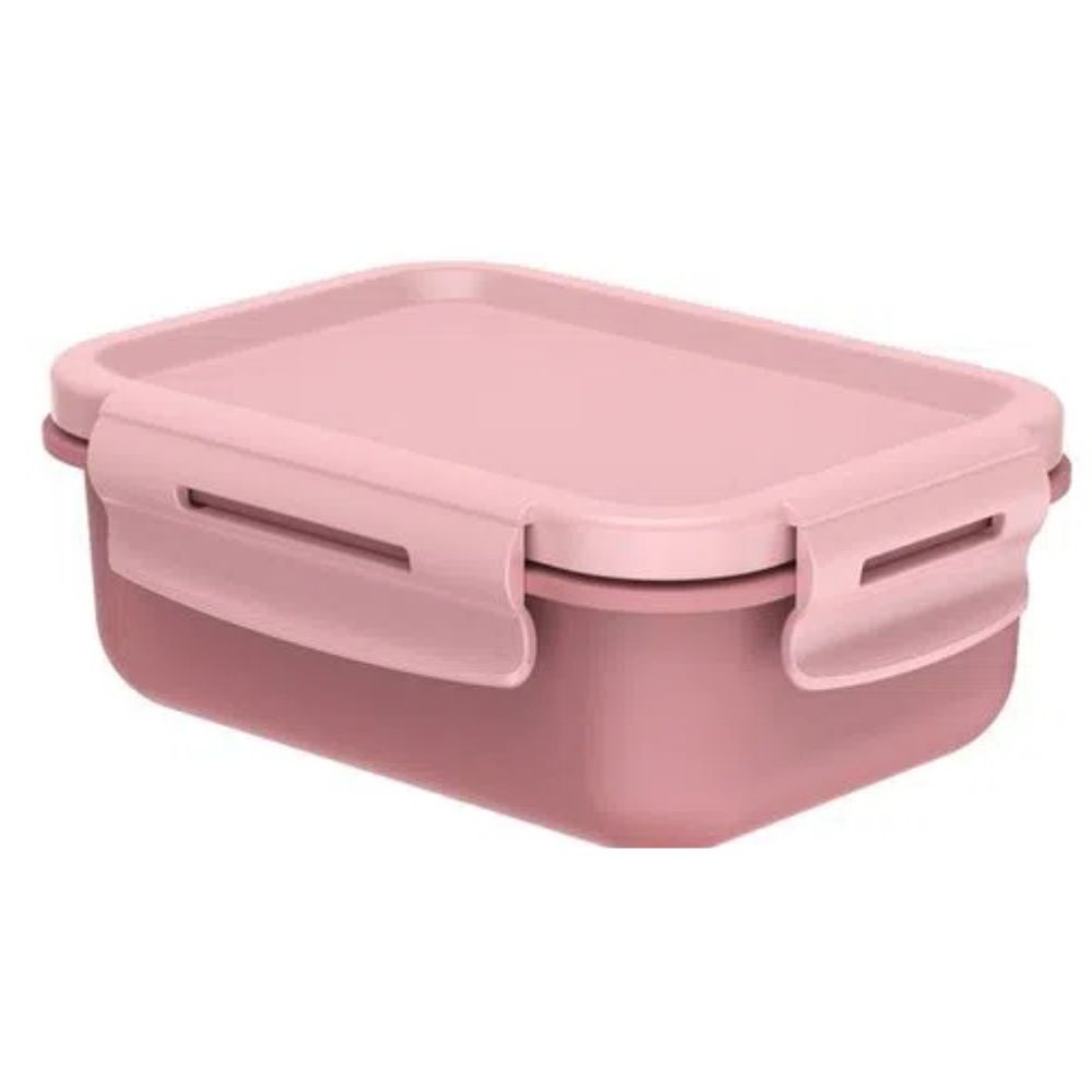 Marmita Hermética Mini Bicolor 14x10,5x5,5cm Rosa OU