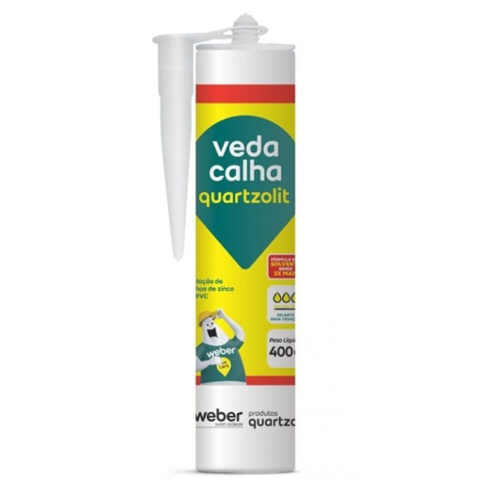Veda Calha Cinza 400g Quartzolit