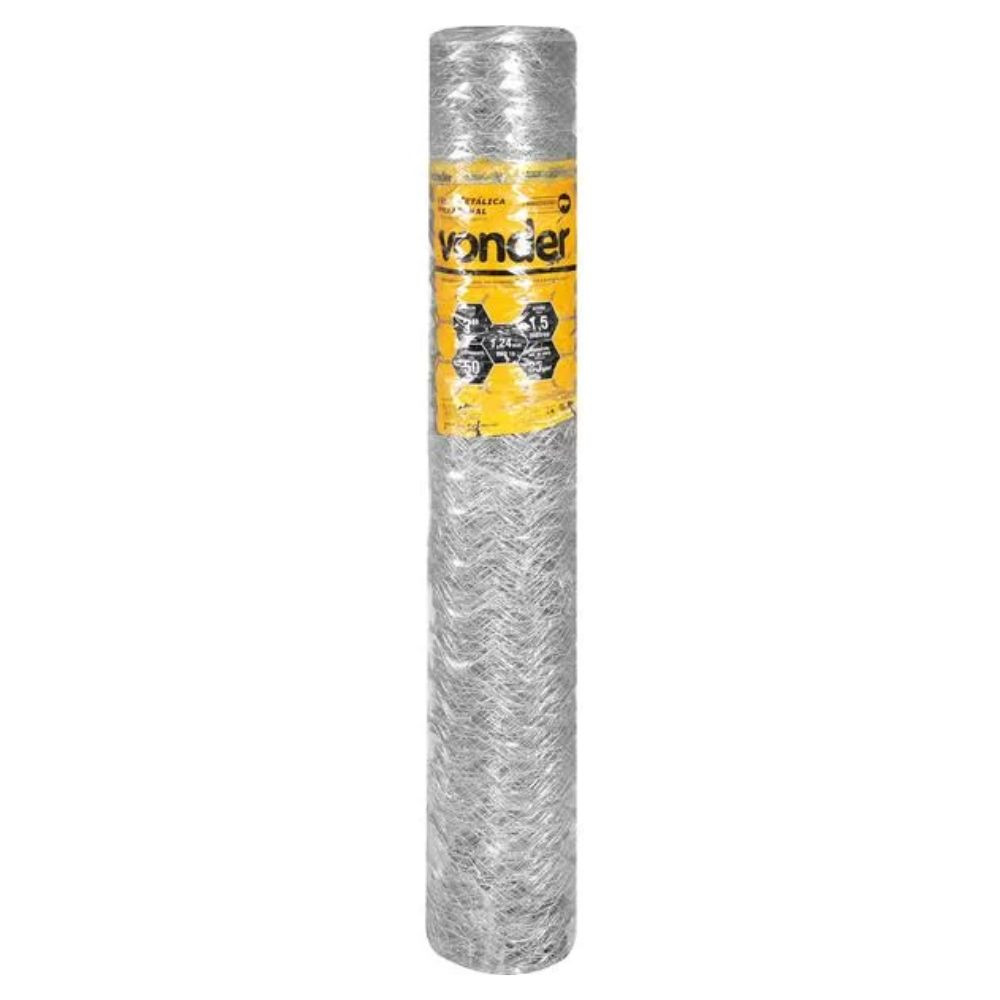 Tela Metálica Hexagonal Mangueirão 1.5MT 18AWG Vonder