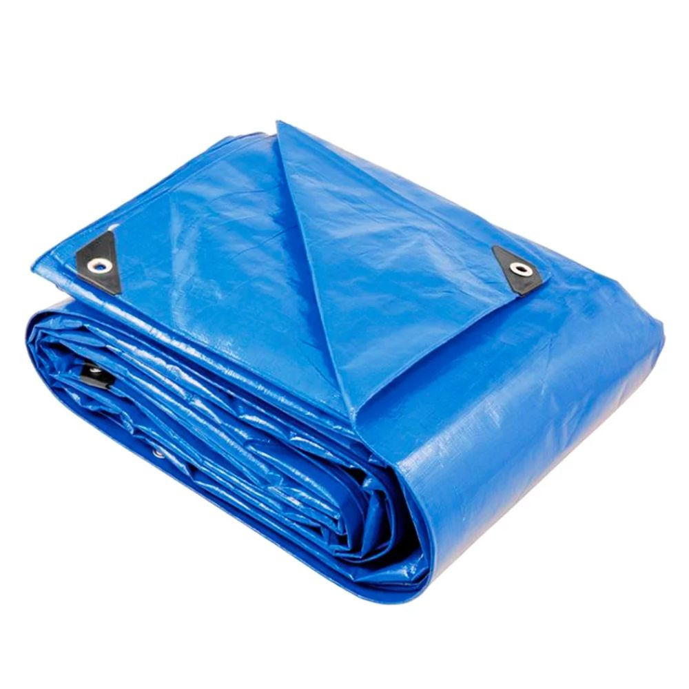 Lona Reforçada de Polietileno Azul 5m x 3m Vonder