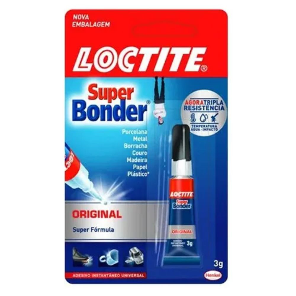 Adesivo Instantâneo 3g Super Bonder Original Loctite