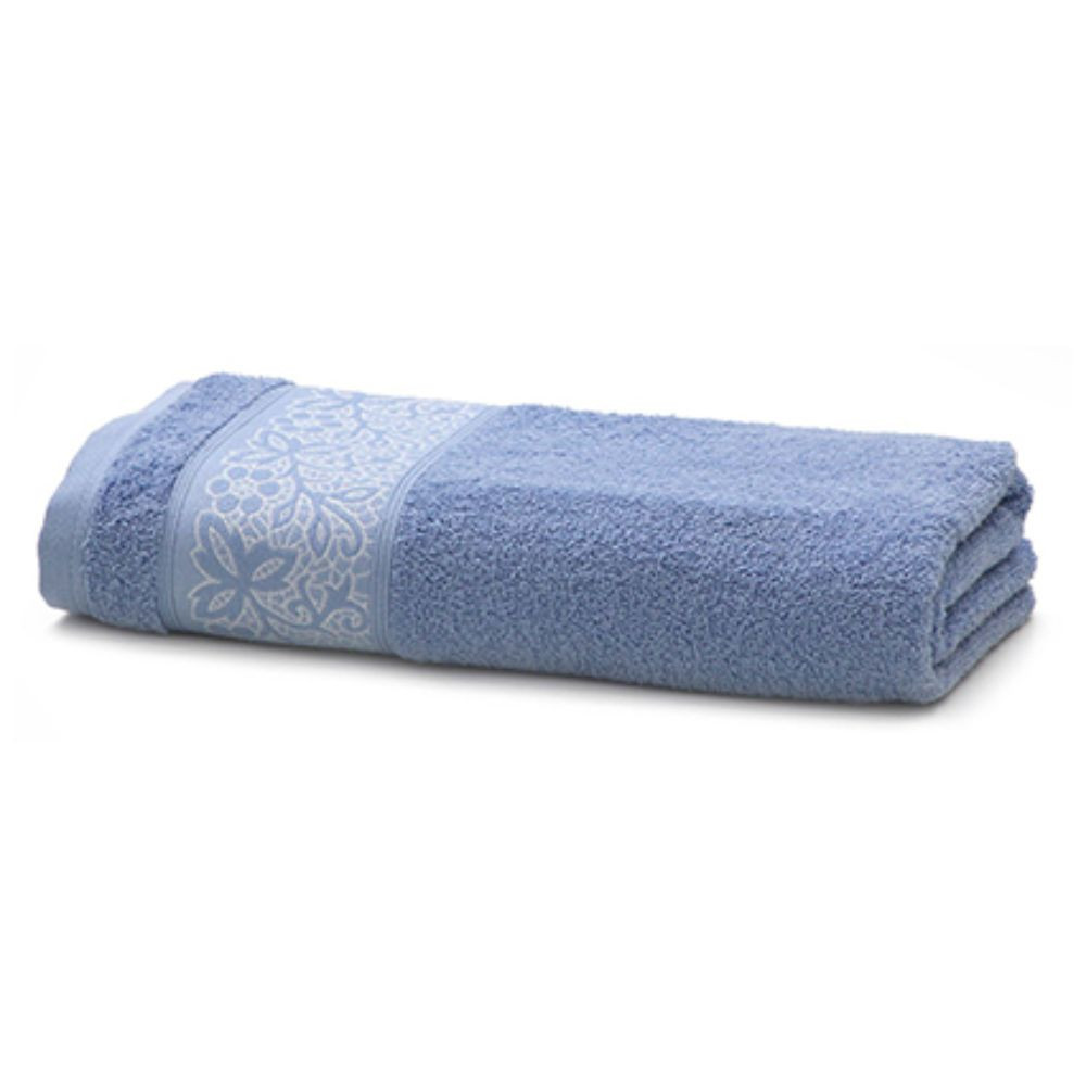 Toalha De Banho Jacquard Marrie Azul - Santista