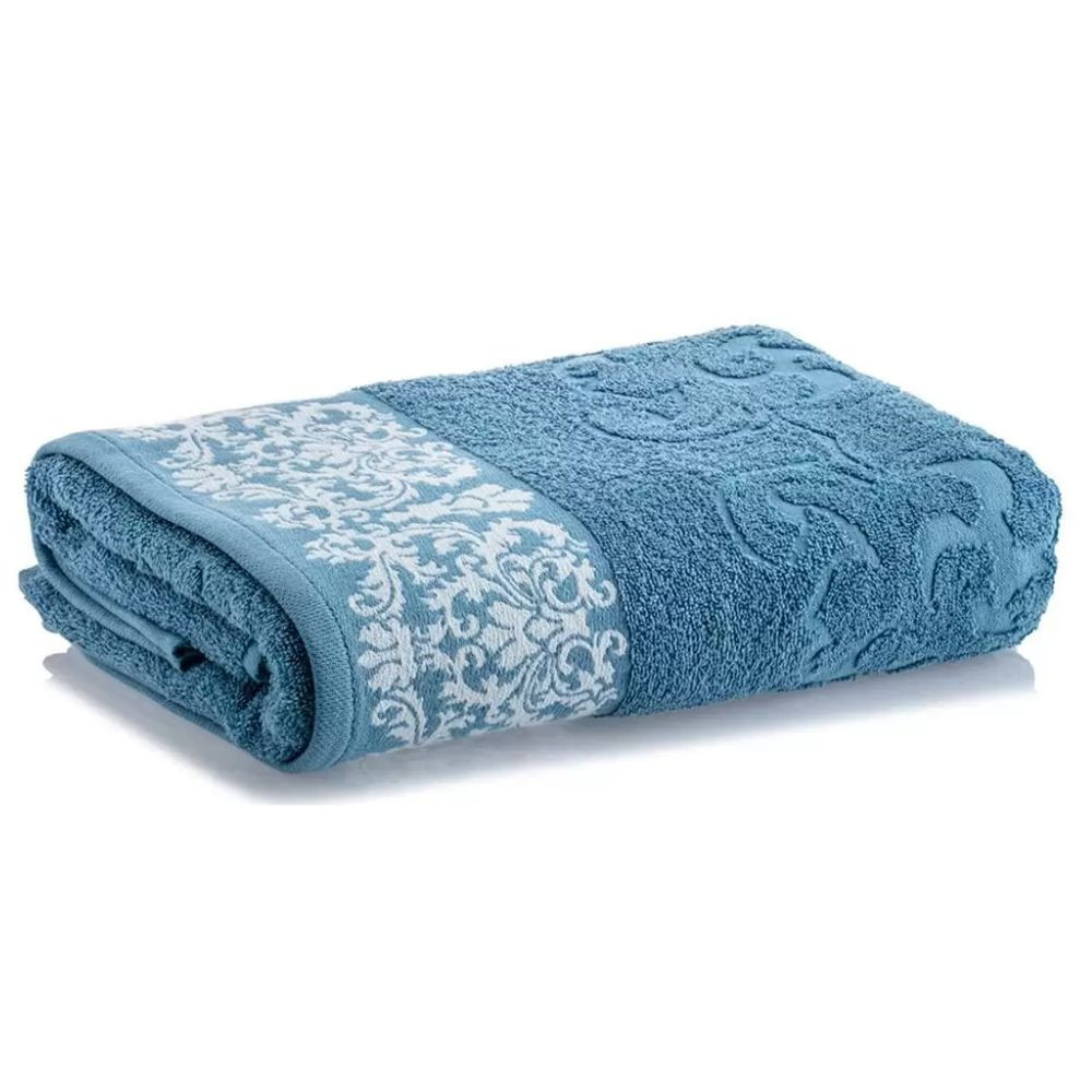 Toalha De Rosto Jacquard Marrie Azul - Santista