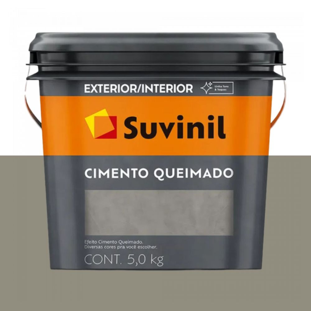 Massa cimento queimado 5kg Suvinil