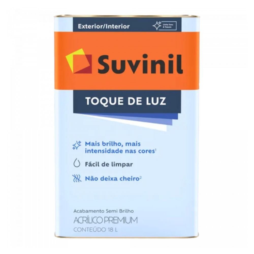 Tinta Toque De Luz Semibrilho Branco 18L Suvinil