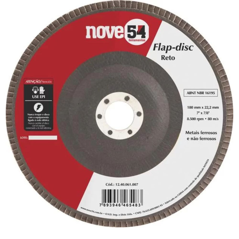 DISCO FLAP VONDER 7" G60 NOVE54