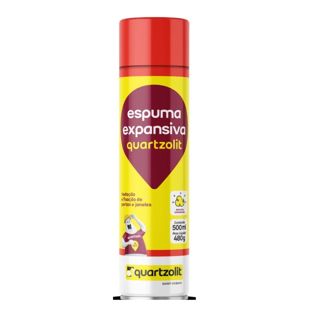 Espuma Expansiva 500ml Quartzolit