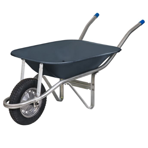 Carro de Mão Metalosa Caçamba Extroforte Cinza 60 L