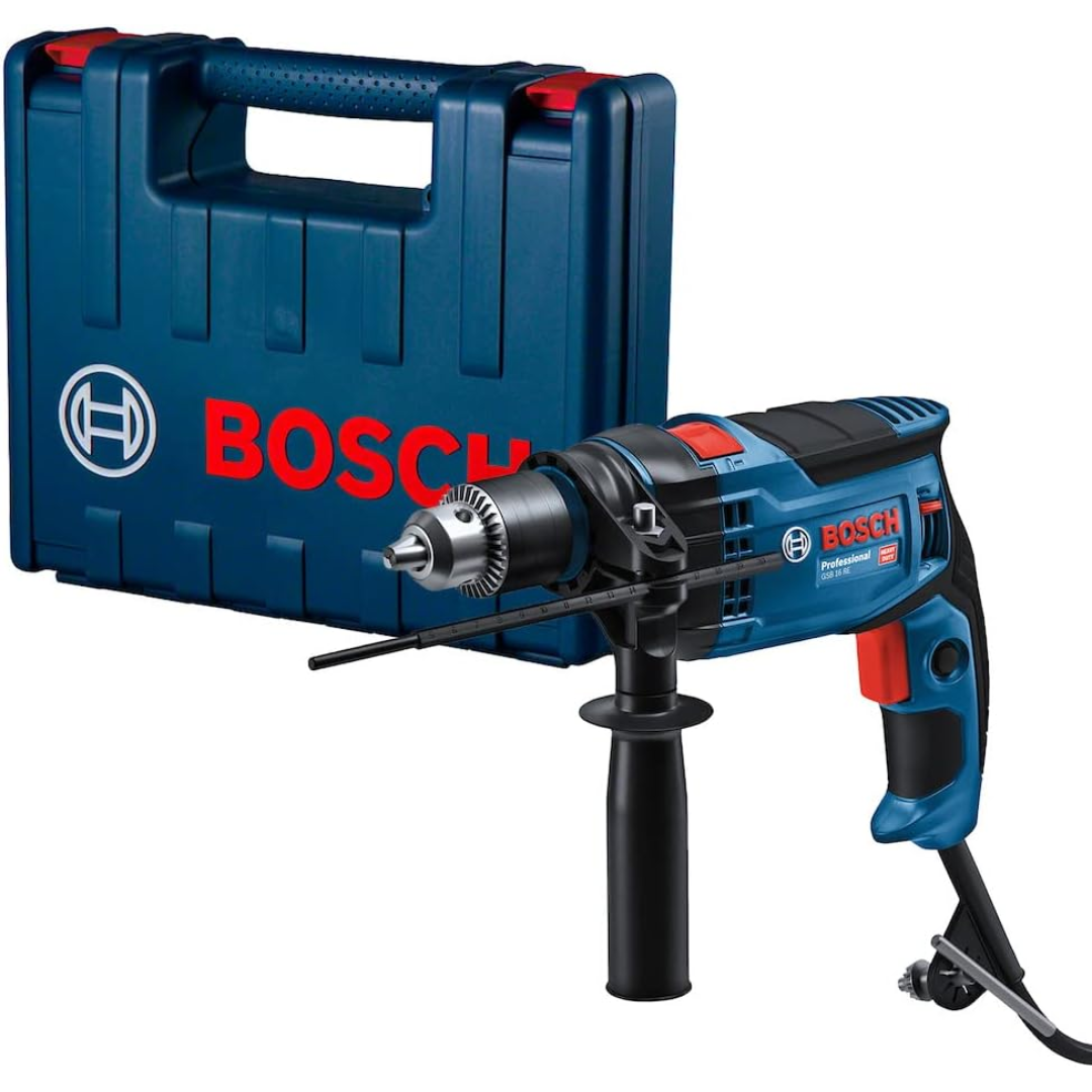 Furadeira Bosch Impacto Gsb 16 RE Maleta 850W 220V