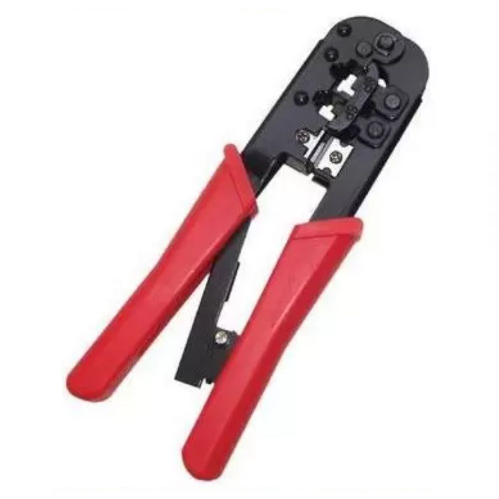 Alicate de Crimpar RJ11,RJ12 e RJ45 Com Catraca HT-568R Interneed