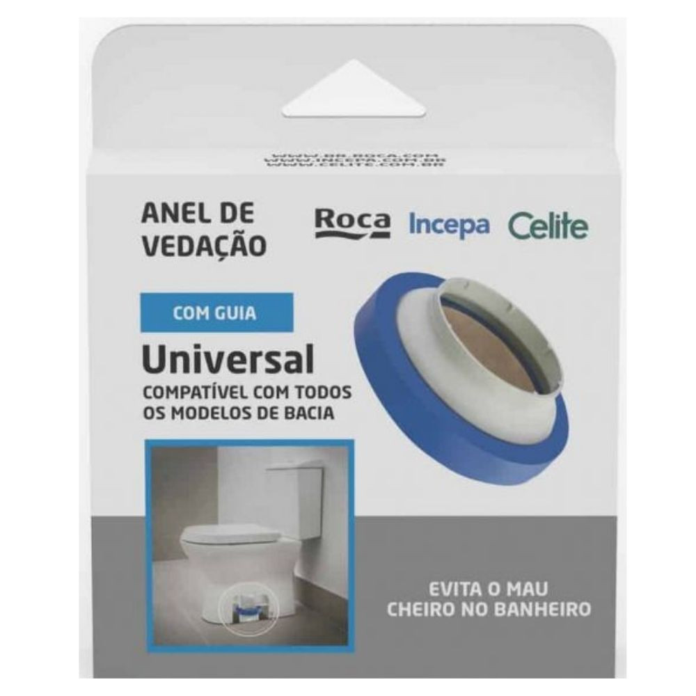 Anel de vedação com guia para Bacia Sanitária Celite