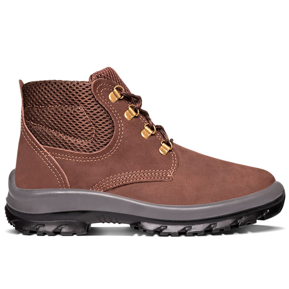 Bota Crival Café Sem Bico 40 Marrom Nobuck