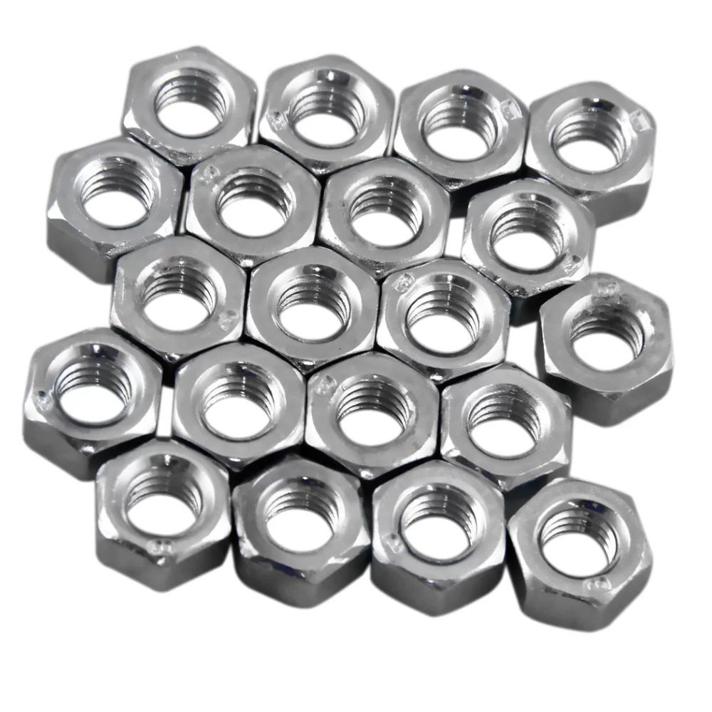 Porca Sextavada 5/16" com 20 unidades Bemfixa