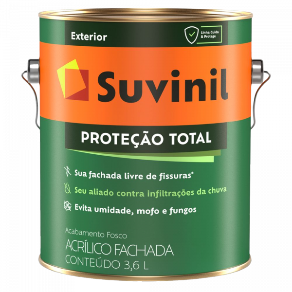 Tinta proteção total fosco branco 3.6L Suvinil