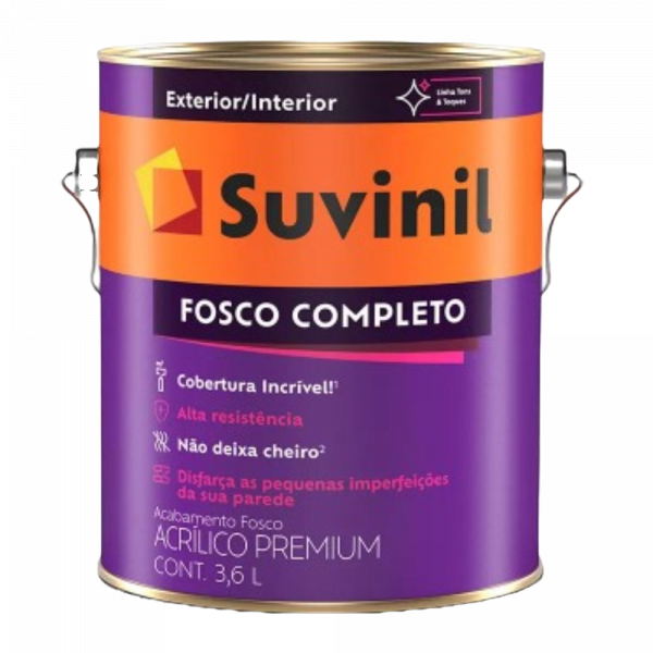 Tinta fosco completo branco 3.6L Suvinil