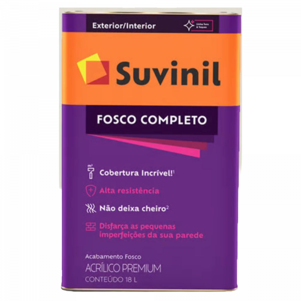 Tinta fosco completo branco 18L Suvinil