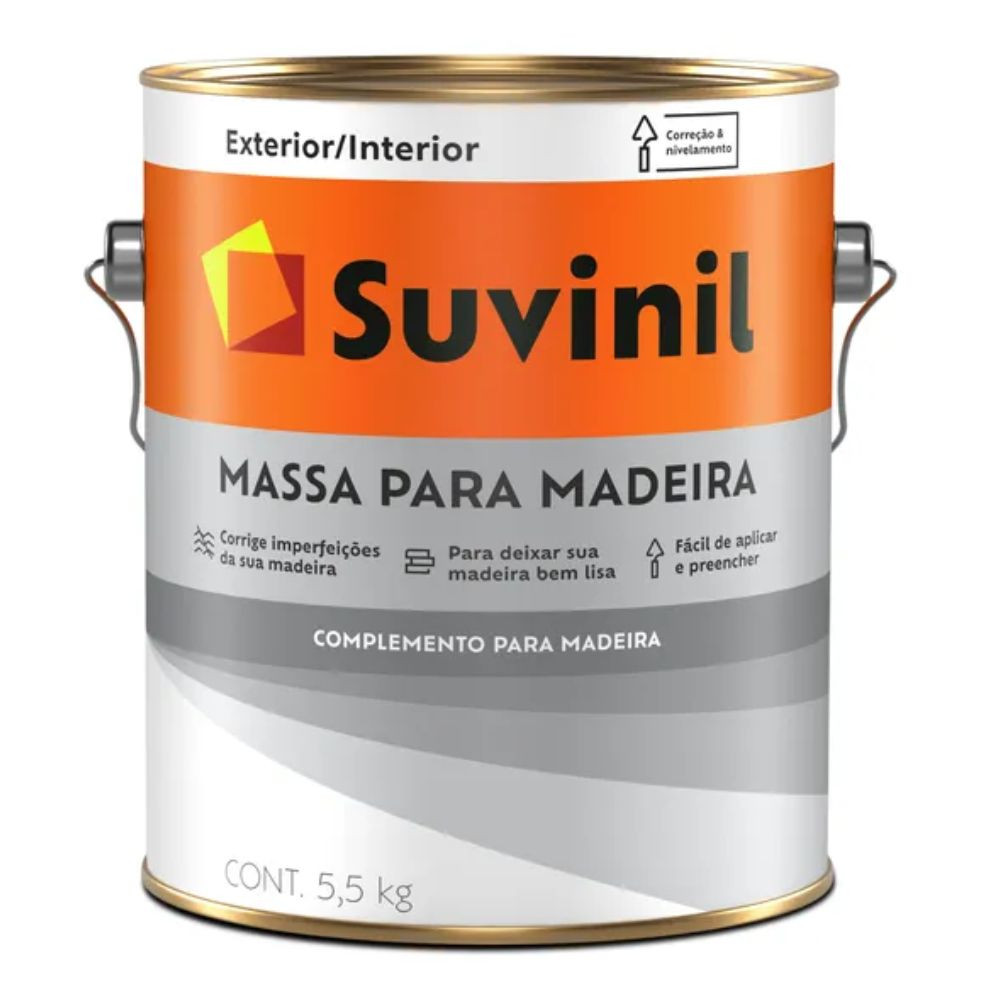 Massa para madeira 5.5kg Suvinil