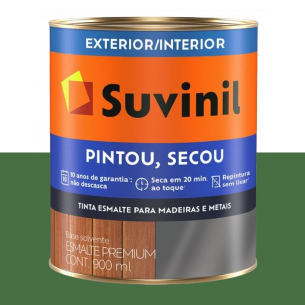 Esmalte pintou secou brilhante Verde Folha 0.9L Suvinil