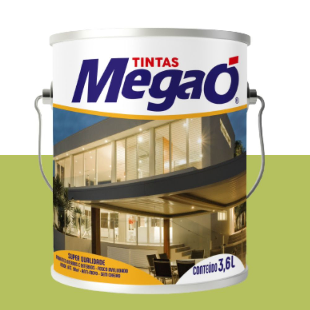 Tinta standard acrílica verde limão 3.6L Megaó