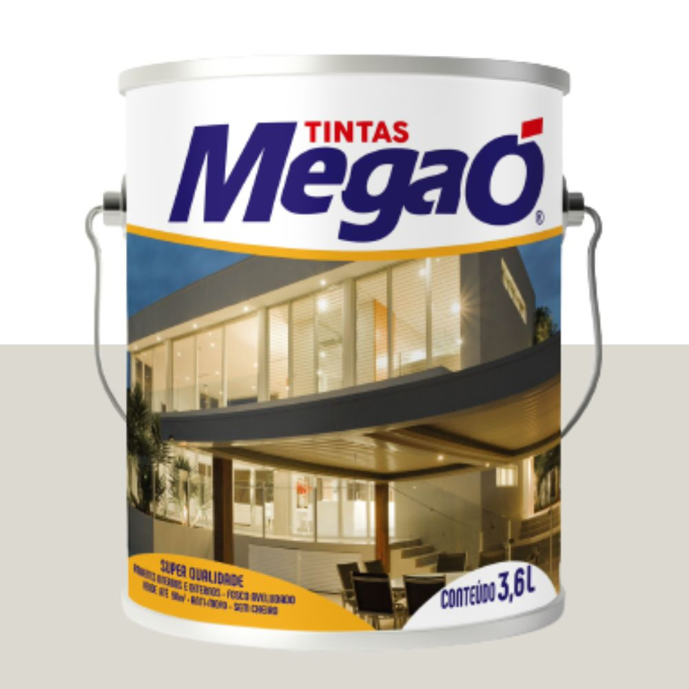 Tinta standard acrílica branco gelo 3.6L Megaó