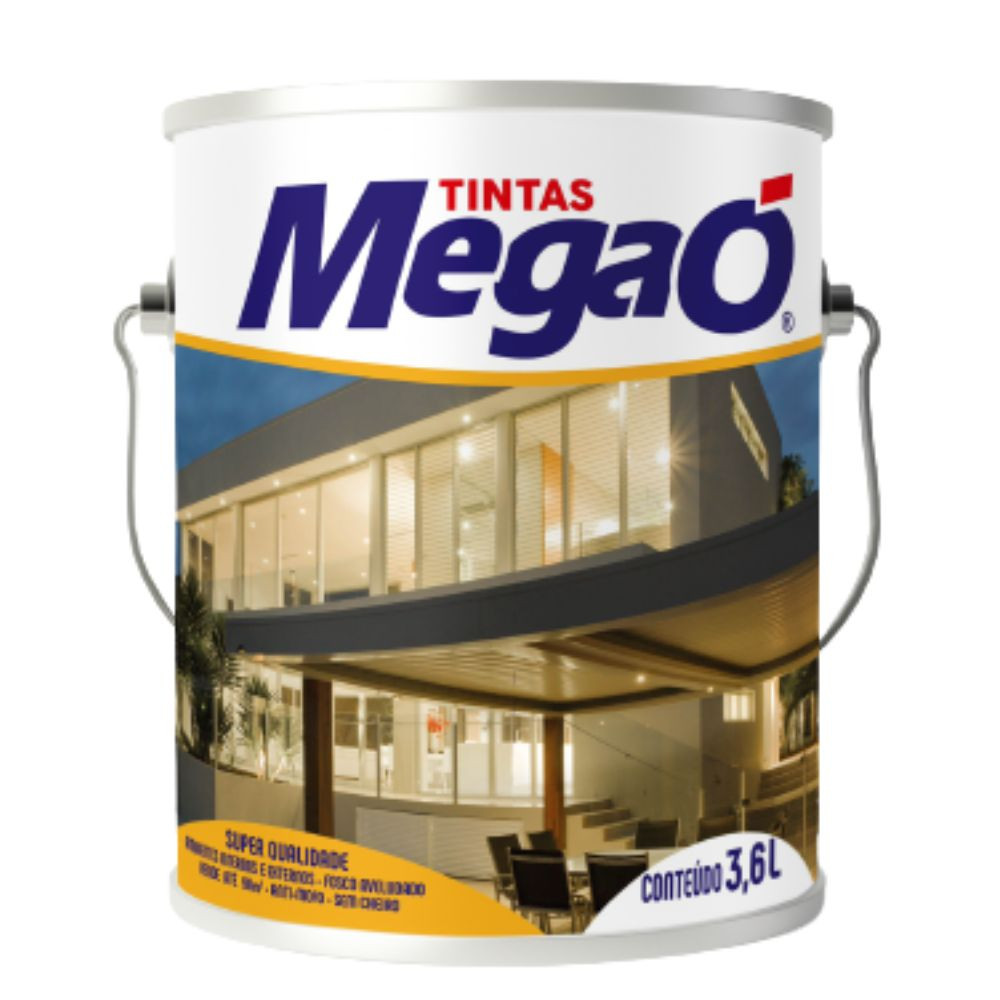 Tinta standard acrílica branco 3.6L Megaó