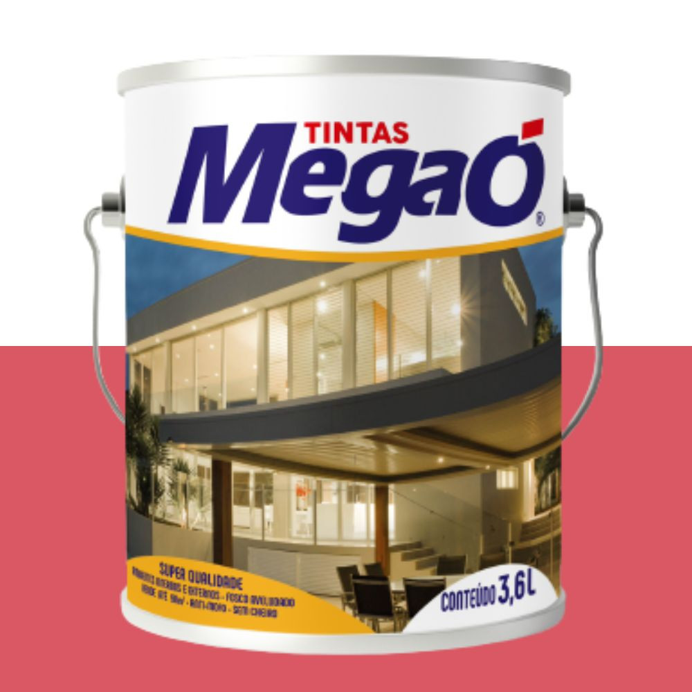 Tinta standard acrílica melancia 3.6L Megaó