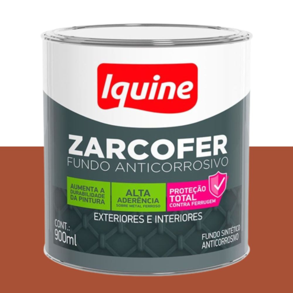 Zarcão zarcofer laranja 0.9L Iquine