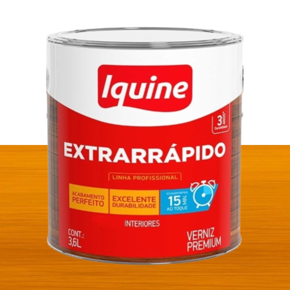 Verniz extrarrápido cerejeira 0.9L Iquine