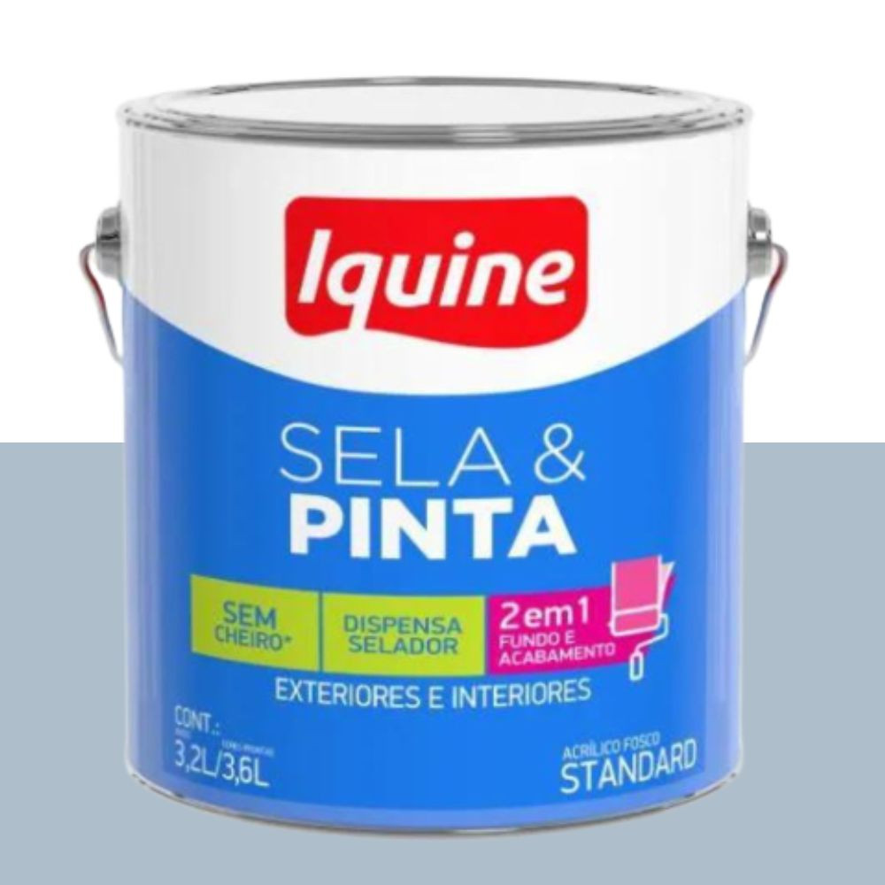 Tinta sela e pinta fosco maçaranduba 3.6L Iquine