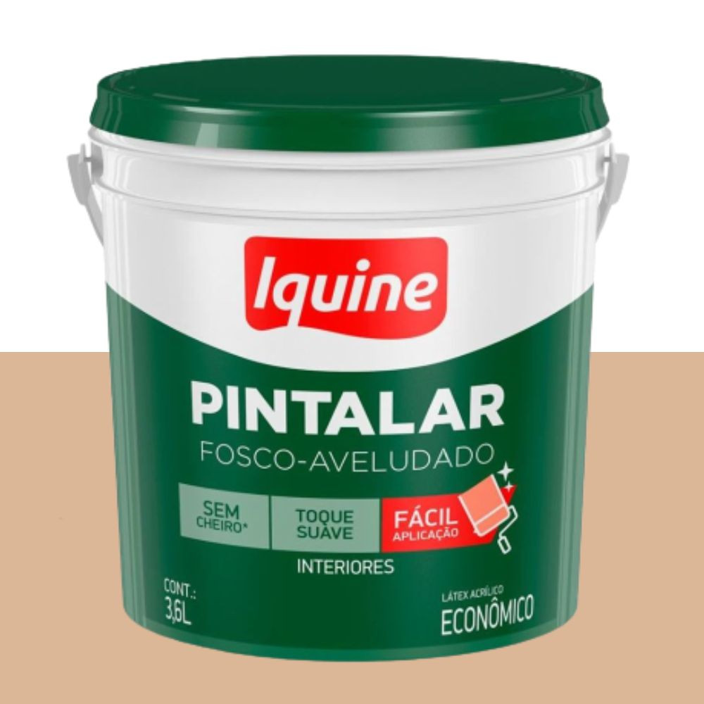 Tinta pintalar fosco pêssego 3.6L Iquine