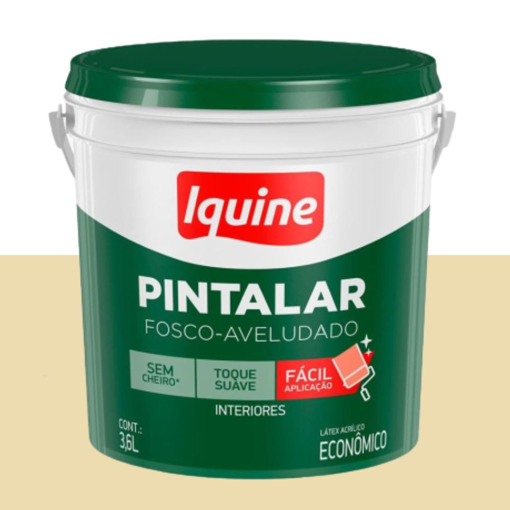 Tinta pintalar fosco marfim 3.6L Iquine