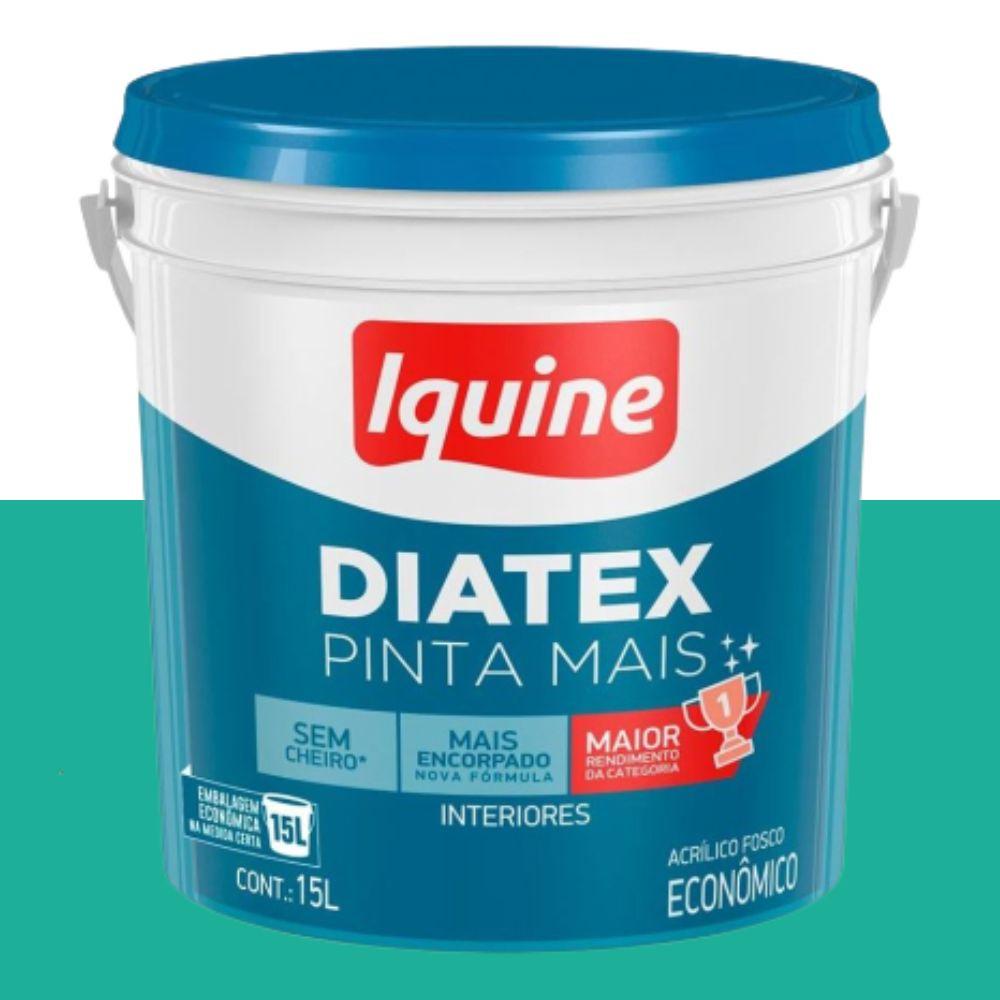 Tinta Diatex Acrílico Fosco Rio das Ostras 15L Iquine