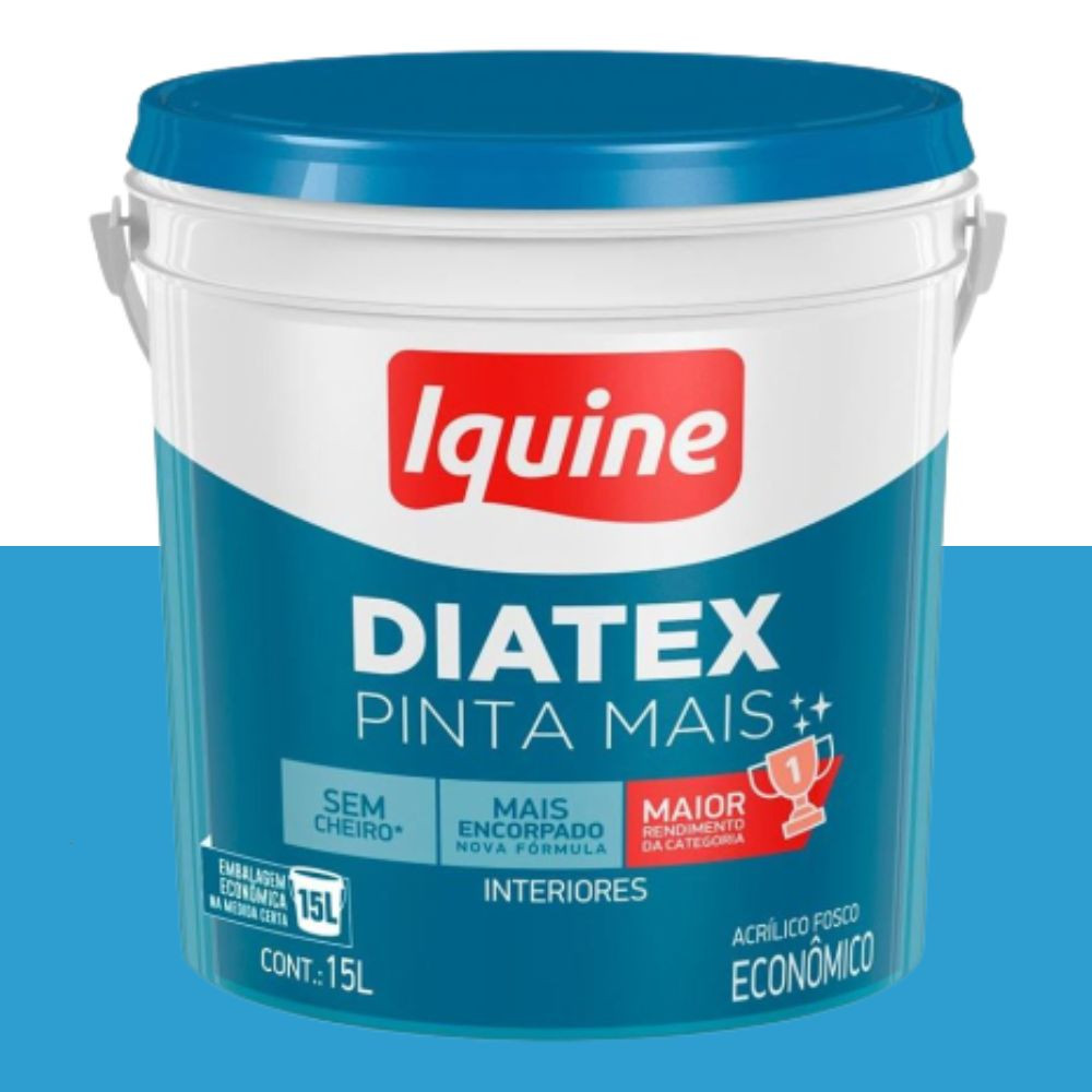 Tinta diatex acrílica fosco ipanema 15L Iquine