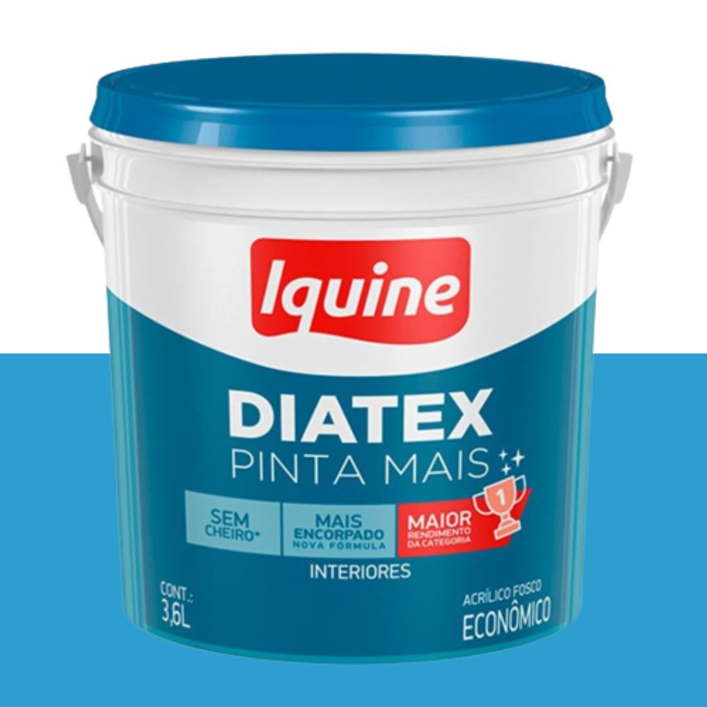 Tinta Diatex Acrílico Fosco Ipanema 3,6L Iquine